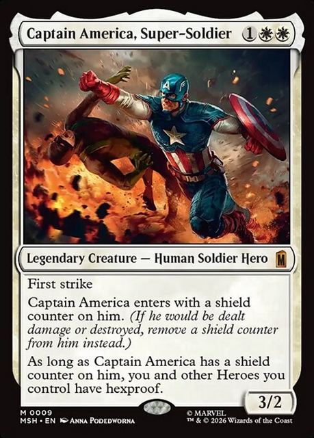 (英)スーパーソルジャー、キャプテン・アメリカ / Captain America, Super-Soldier【MSH】 No.009