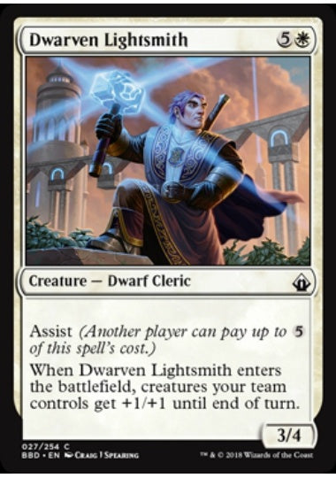 (英)【Foil】ドワーフの光鍛冶 / Dwarven Lightsmith【BBD】 No.027
