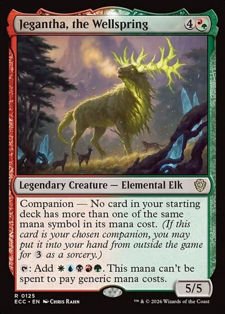 (英)湧き出る源、ジェガンサ / Jegantha, the Wellspring【ECC】 No.125
