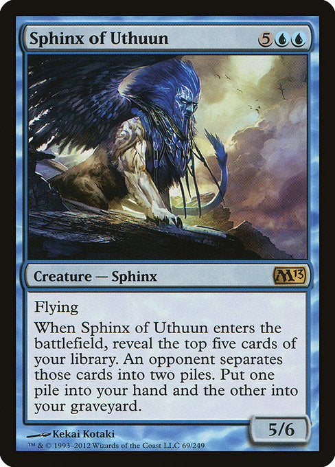 (英)【Foil】ウスーンのスフィンクス / Sphinx of Uthuun【M13】 No.069