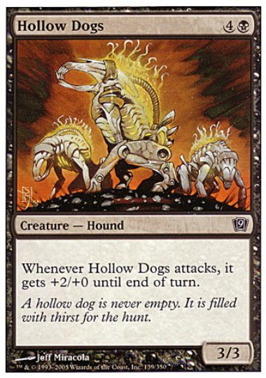 (英)【Foil】虚ろの犬 / Hollow Dogs【9ED】 No.139