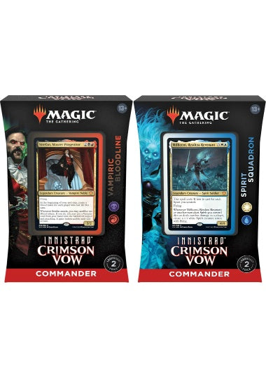 (英)イニストラード：真紅の契り 統率者デッキ 2種セット / Innistrad: Crimson Vow Commander Deck Set【BOX】 ※発送方法は「ゆうパック」を選択してください。