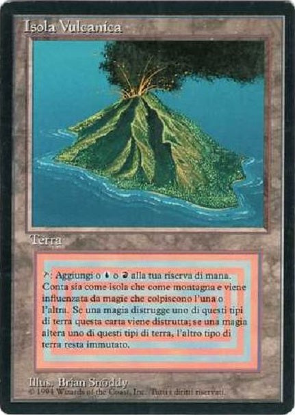 (イタリア語)Isola Vulcanica / Volcanic Island【3ED】 黒枠 No.291