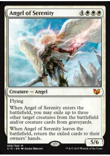 (英)静穏の天使 / Angel of Serenity【C15】 No.058