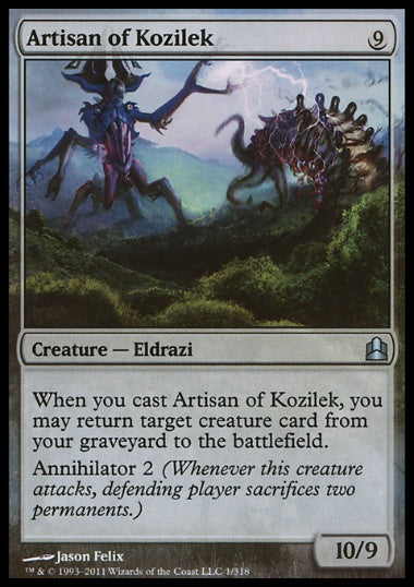 (英)コジレックの職工 / Artisan of Kozilek【CMD】 No.001