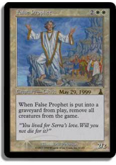 (英)【Foil】まやかしの預言者 / False Prophet【UDS】プレリリースプロモ No.006