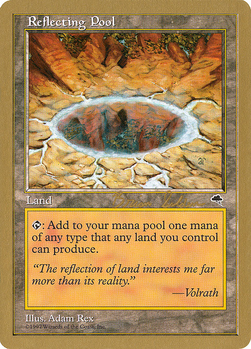 (英)反射池 / Reflecting Pool【WC98】 World Championship Decks 1998 Brian Selden 金枠 No.084