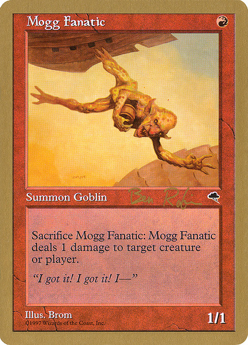 (英)モグの狂信者 / Mogg Fanatic【WC98】 World Championship Decks 1998 Ben Rubin 金枠 No.054