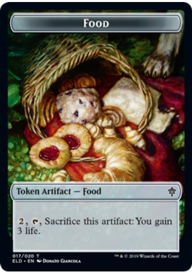 (英)食物トークン / Food Token【ELD-TOKEN】 No.017