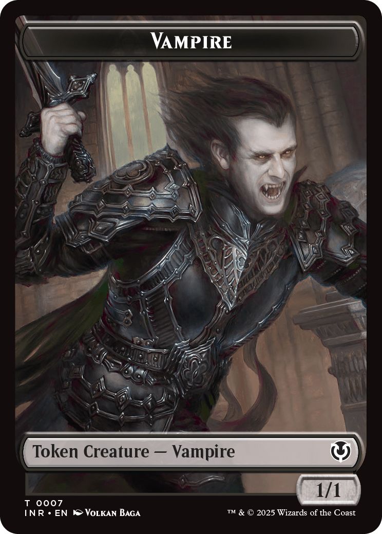 (英)吸血鬼トークン / Vampire Token【INR-TOKEN】 No.007
