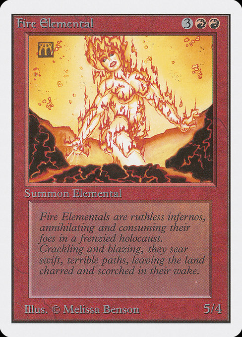 (英)炎の精霊 / Fire Elemental【2ED】 No.149