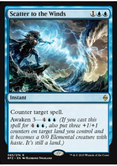 (英)【Foil】風への散乱 / Scatter to the Winds【BFZ】 No.085