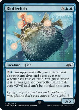 (英)【Foil】Blufferfish【UNF】 No.039
