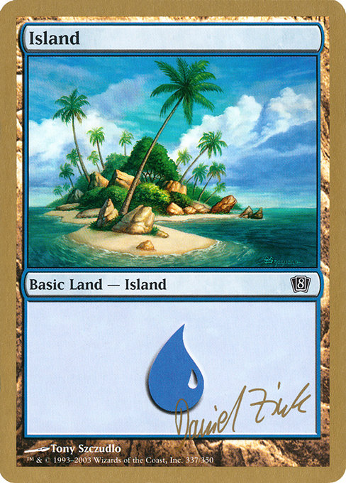 (英)島 / Island【WC03】 World Championship Decks 2003 Daniel Zink 金枠 No.111
