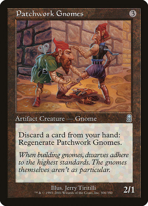 (英)【Foil】パッチワーク・ノーム / Patchwork Gnomes【ODY】 No.306