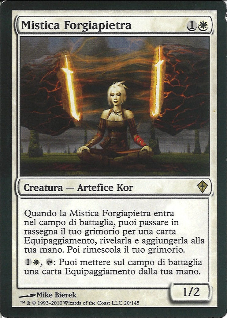 (イタリア語)Mistica Forgiapietra / Stoneforge Mystic【WWK】 No.020