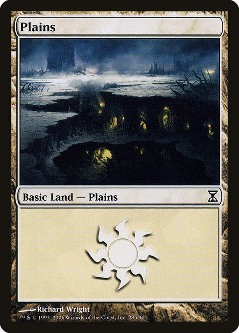 (英)【Foil】平地 / Plains【TSP】 No.285