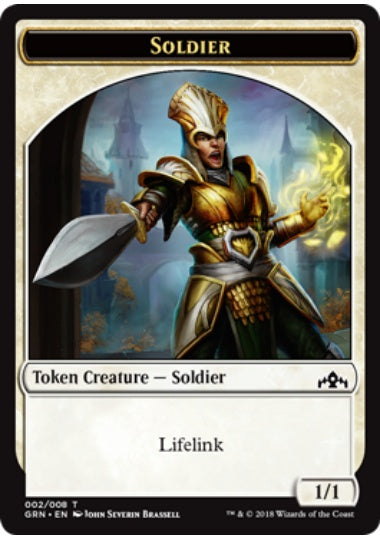 (英)兵士トークン / Soldier Token【GRN-TOKEN】 No.002
