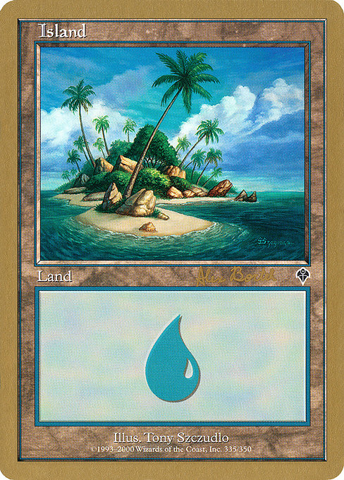 (英)島 / Island【WC01】 World Championship Decks 2001 Alex Borteh 金枠 No.093