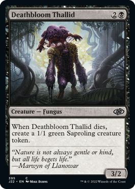 (英)死花のサリッド / Deathbloom Thallid【J22】 No.395