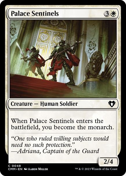 (英)【Foil】宮殿の歩哨 / Palace Sentinels【CMM】 No.0048