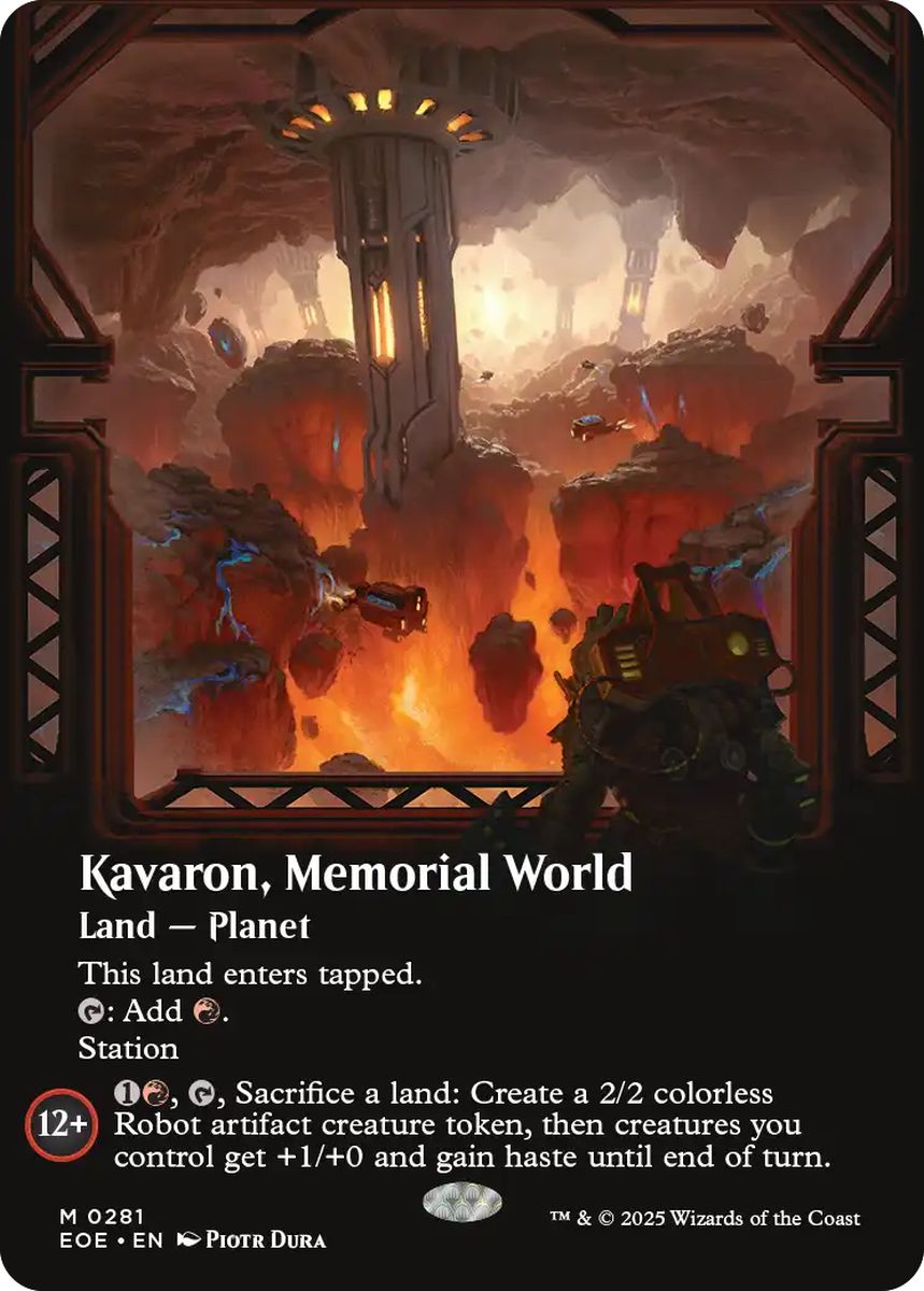 (英)【Foil】記念の星、カヴァーロン / Kavaron, Memorial World ★ボーダーレス★(「観測窓」) 【EOE】 No.281