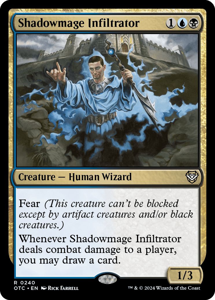 (英)影魔道士の浸透者 / Shadowmage Infiltrator【OTC】 No.240