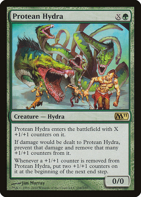 (英)【Foil】変幻のハイドラ / Protean Hydra【M11】 No.194