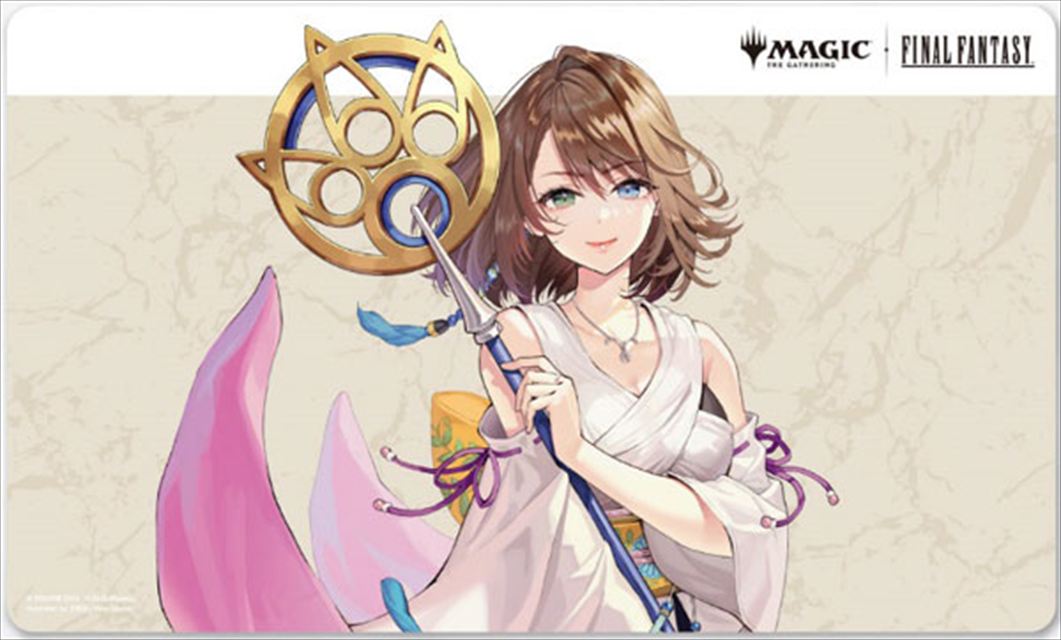 【サプライ】 ファイナルファンタジー プレイヤーズラバーマット MFR-06 「キャラクター」ボーダーレス版 《大召喚士、ユウナ》 ※発送方法は「ゆうパック」を選択してください。
