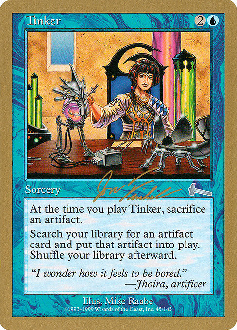 (英)修繕 / Tinker【WC00】 World Championship Decks 2000 Jon Finkel 金枠 No.039
