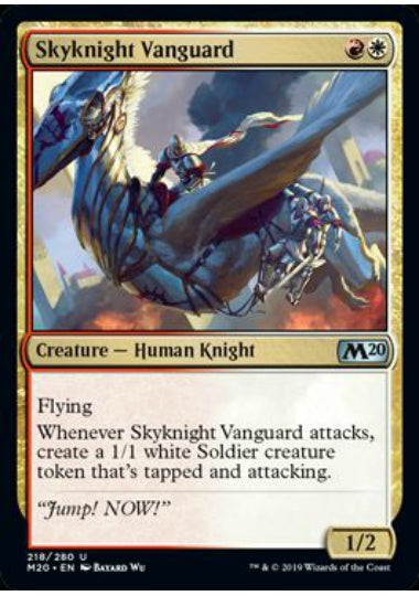 (英)空騎士の先兵 / Skyknight Vanguard【M20】 No.218
