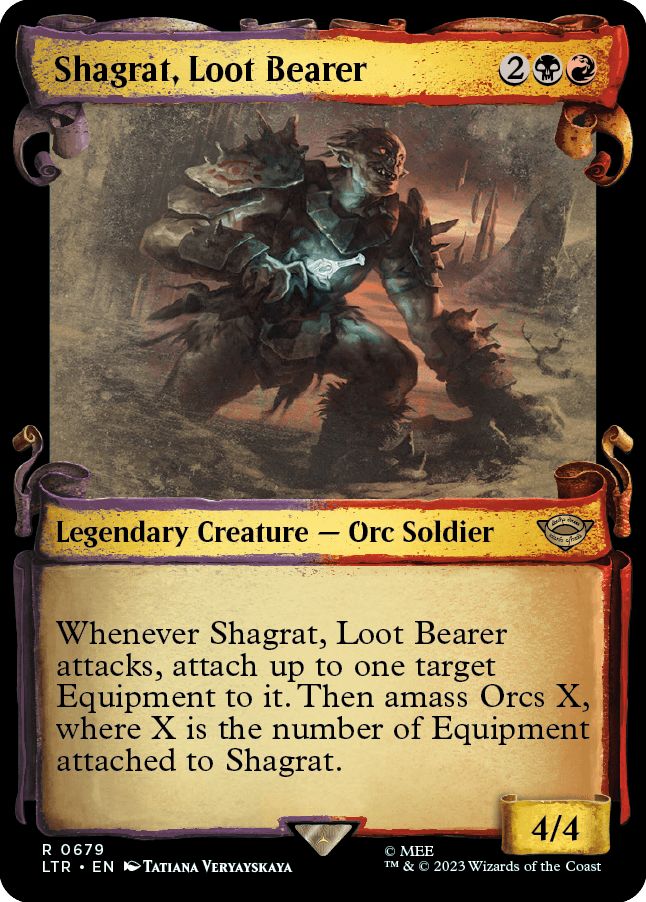 (英)戦利品運び、シャグラト / Shagrat, Loot Bearer ★ショーケース枠★(中つ国の巻物) 【LTR】 No.679