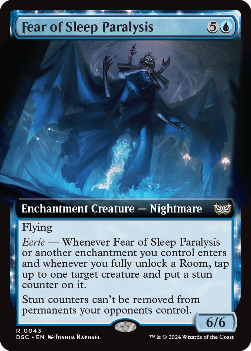(英)金縛りへの恐怖 / Fear of Sleep Paralysis ★拡張枠★ 【DSC】 No.043