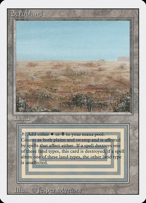 (英)Scrubland【3ED】 No.286