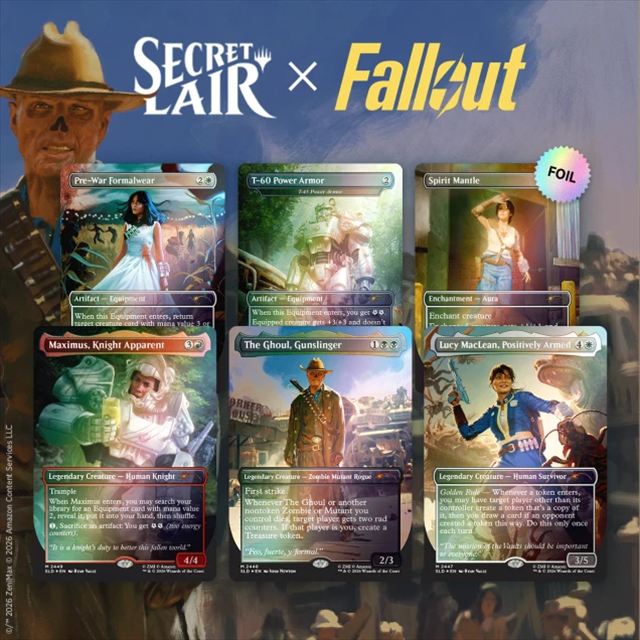 (英)Secret Lair x FalloutR: Beyond Vault 33 Foil Edition 【BOX】※発送方法は「ゆうパック」を選択してください。