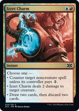 (英)【Foil】イゼットの魔除け / Izzet Charm【2X2】 No.230