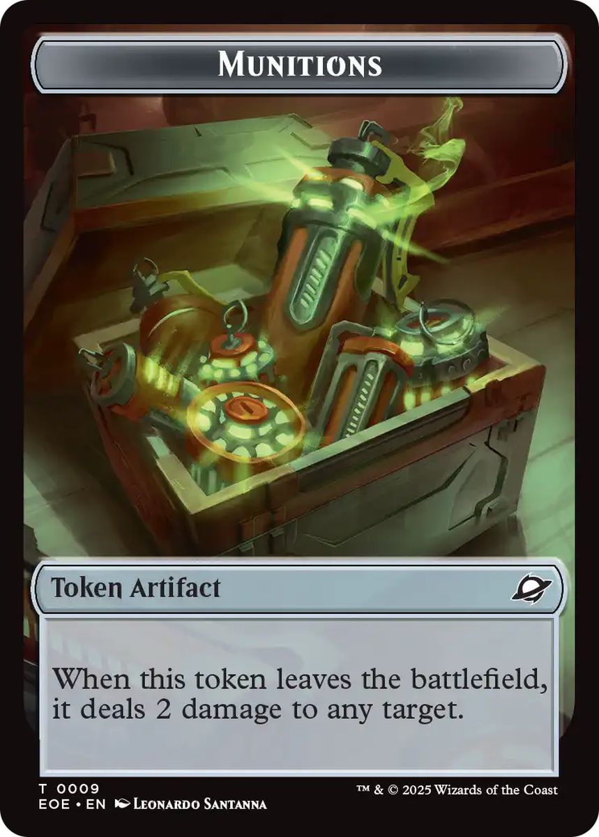 (英)弾薬トークン / Munitions Token No.009 - ロボットトークン / Robot Token【EOE-TOKEN】 No.010