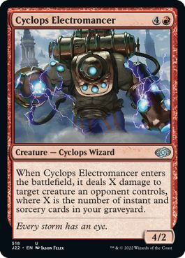 (英)サイクロプスの電術師 / Cyclops Electromancer【J22】 No.518