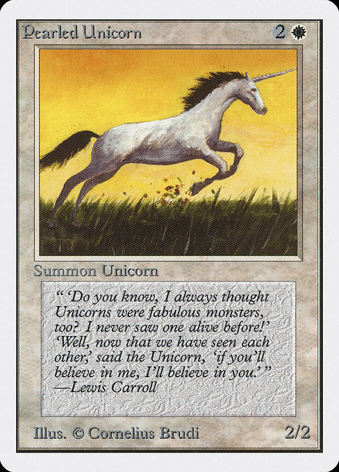 (英)真珠色の一角獣 / Pearled Unicorn【2ED】 No.031