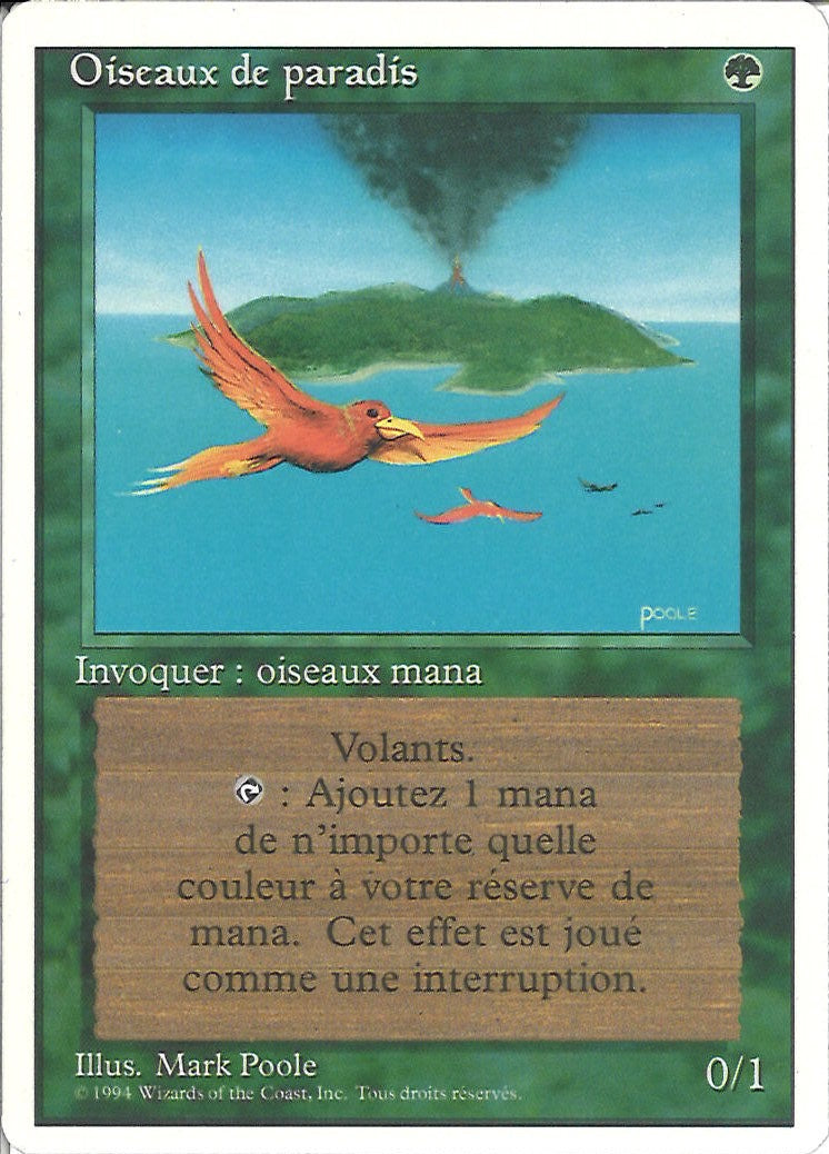 (フランス語)Oiseaux de paradis / Birds of Paradise【3ED】 白枠 No.187
