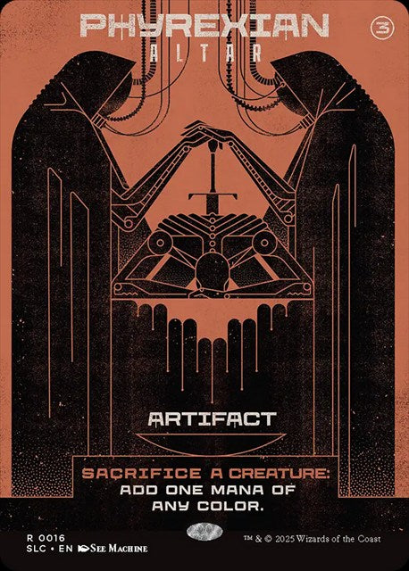 英)【ハローFoil】ファイレクシアの供犠台 / Phyrexian Altar【SLC