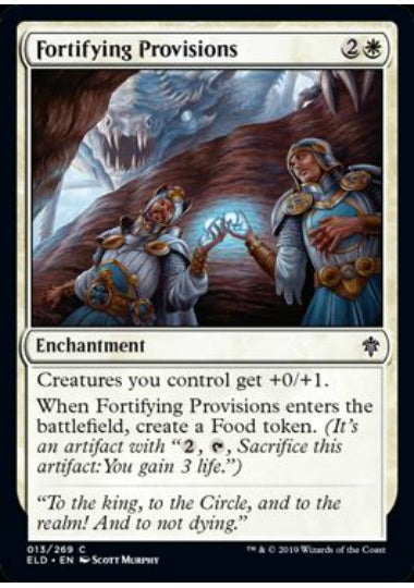 (英)【Foil】籠城の準備 / Fortifying Provisions【ELD】 No.013
