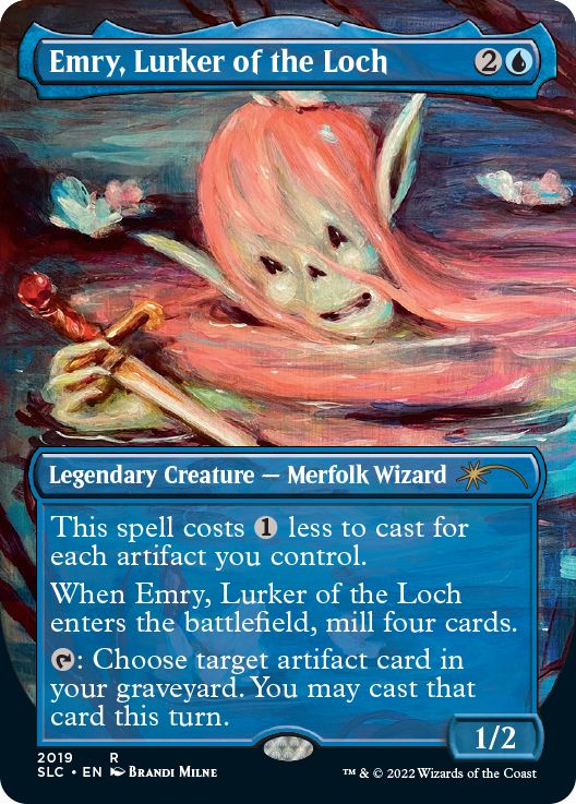(英)【Foil】湖に潜む者、エムリー / Emry, Lurker of the Loch【SLC】30th Anniversary Countdown Kit No.2019