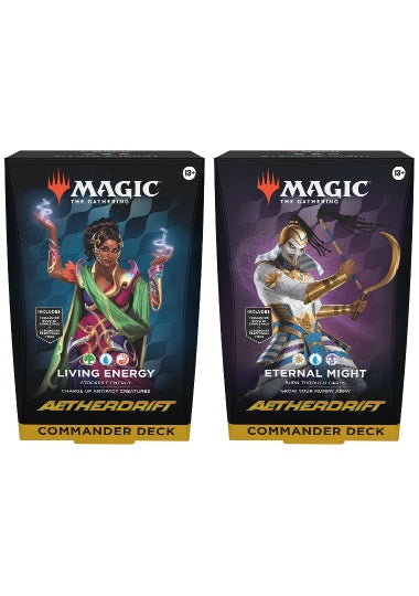 (英)霊気走破 統率者デッキ 2種セット / Aetherdrift Commander Deck Set【BOX】 ※発送方法は「ゆうパック」を選択してください。