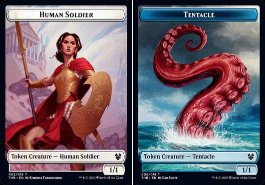 (英)【Foil】人間・兵士トークン / Human SoldierNo.002 - 触手トークン / Tentacle Token【THB-TOKEN】 No.006