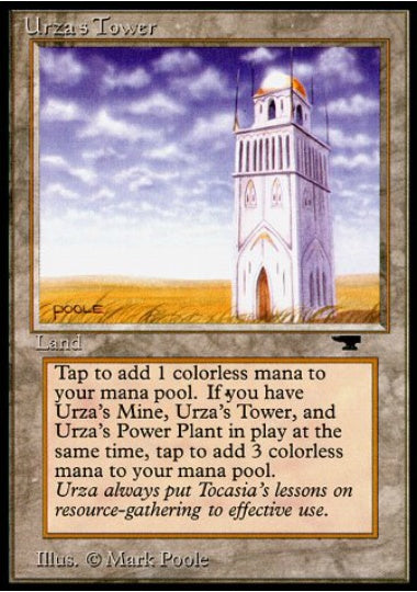 (英)ウルザの塔 / Urza's Tower【ATQ】 (平地) No.085C