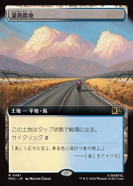 (日)灌漑農地 / Irrigated Farmland ★拡張枠★ 【MSC】 No.481