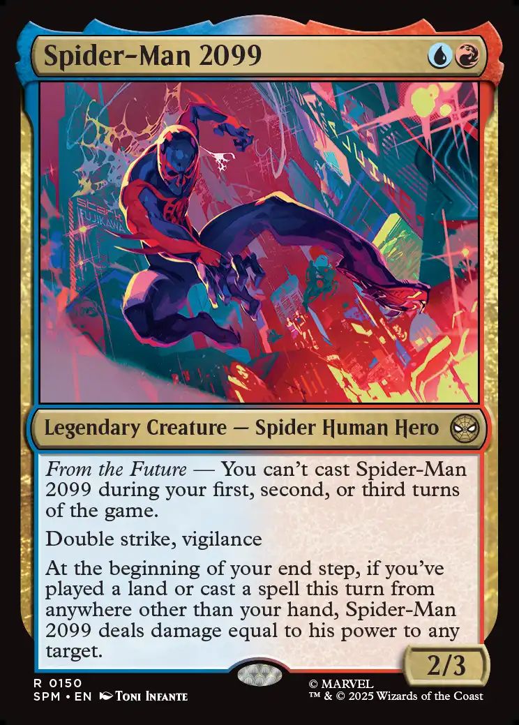 (英)【Foil】スパイダーマン2099 / Spider-Man 2099【SPM】 No.150