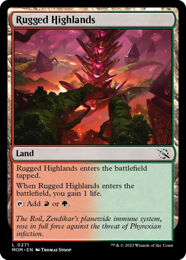 (英)【Foil】岩だらけの高地 / Rugged Highlands【MOM】 No.271