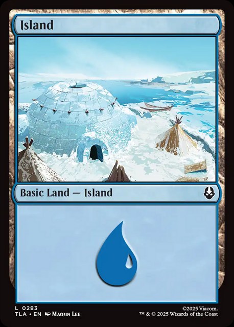 (英)【Foil】島 / Island【TLA】 No.283